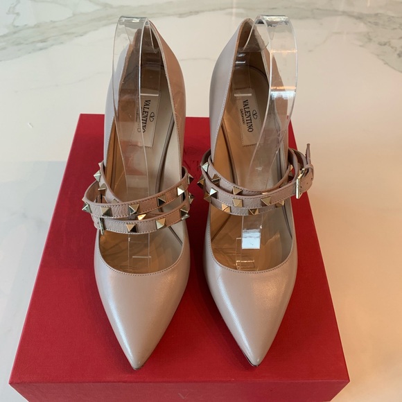 SOLD Valentino Rockstud Studwrap Pump EU 39.5 - Picture 2 of 8